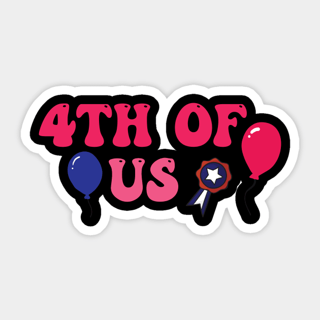 funny 4th of july design fireworks independance national day humor Sticker by tee-Shirter